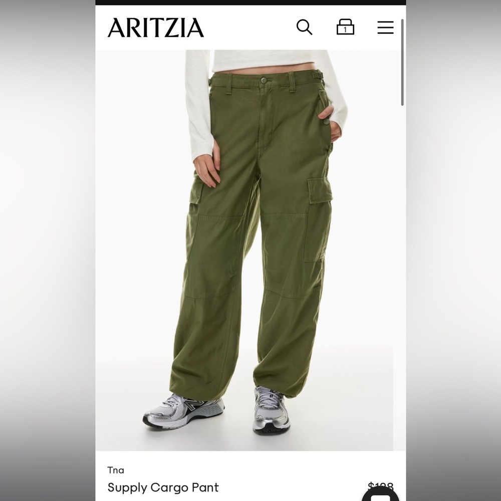 Aritzia TNA Supply Cargo PANT